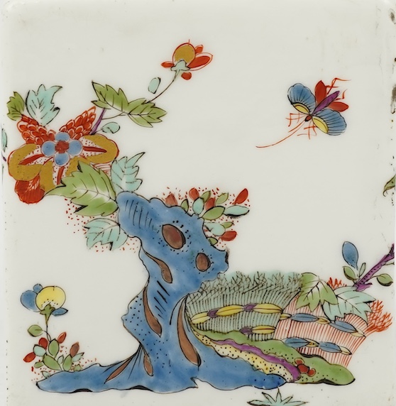 A Meissen kakiemon tea caddy, c.1735
